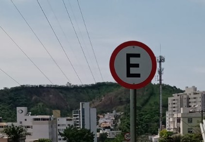 Placa de Estacionamento regulamentado